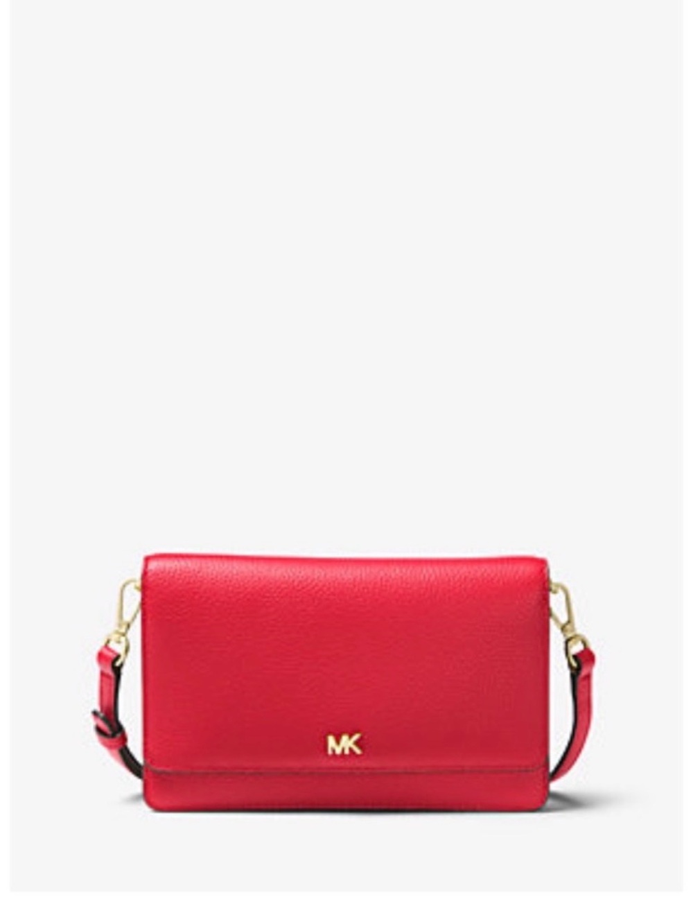 MK Pebbled Leather Convertible Crossbody Bag